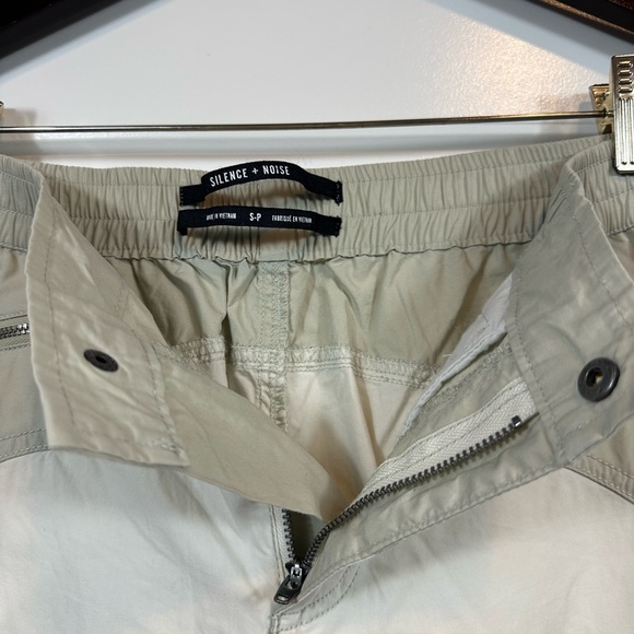 Silence + Noise Grey Lee Motocross Sage Streetwear Cargo Utility Pants Size S - Picture 5 of 14